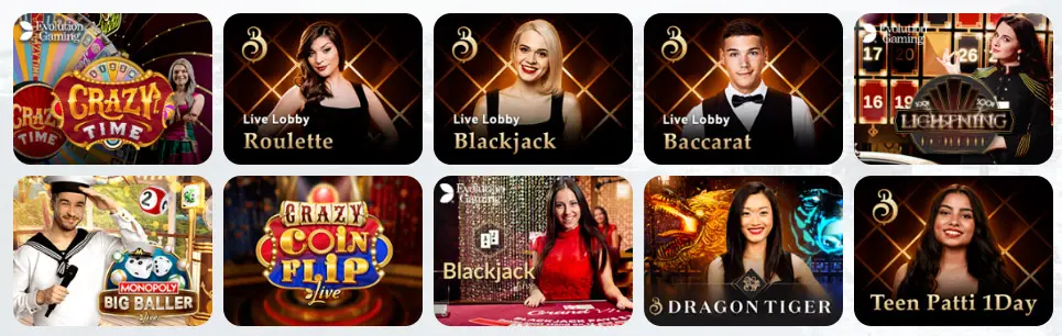 Jeux de casino en direct Cas2Bet Casino