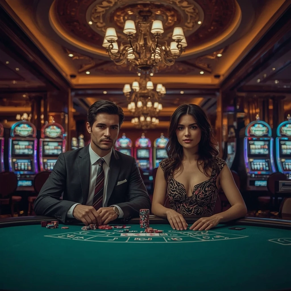 Deux joueurs de poker au Cas2Bet Casino